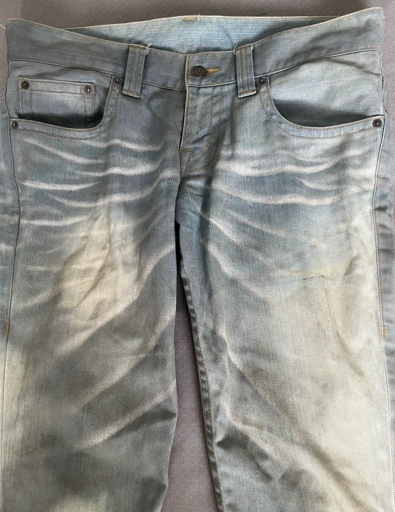 Yohji Yamamoto Vintage Tornado Mart Faded Denim Jeans-2506 Size 30" / US 8 / IT 44 - 5 Thumbnail