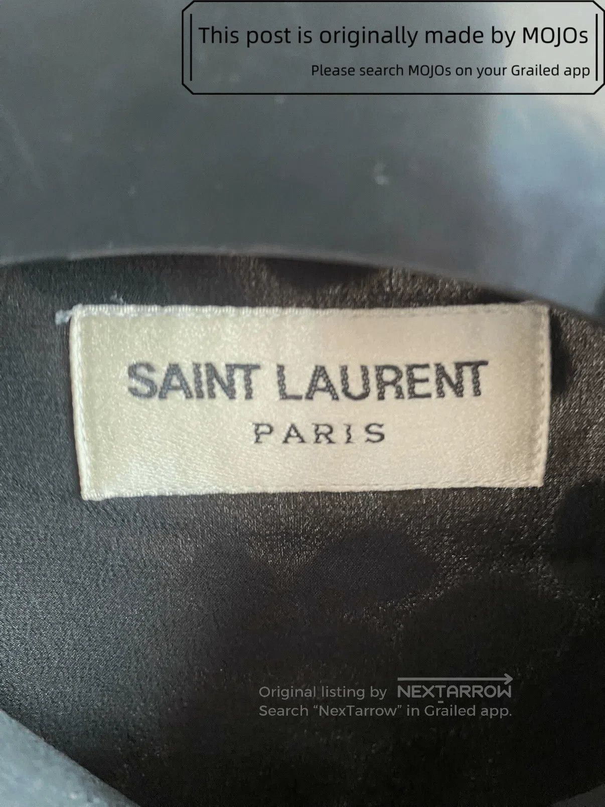 Saint Laurent Paris Sz 38 Saint Laurent Paris 14AW Leopard Patch Shirt mojos152 Size US M / EU 48-50 / 2 - 3 Thumbnail