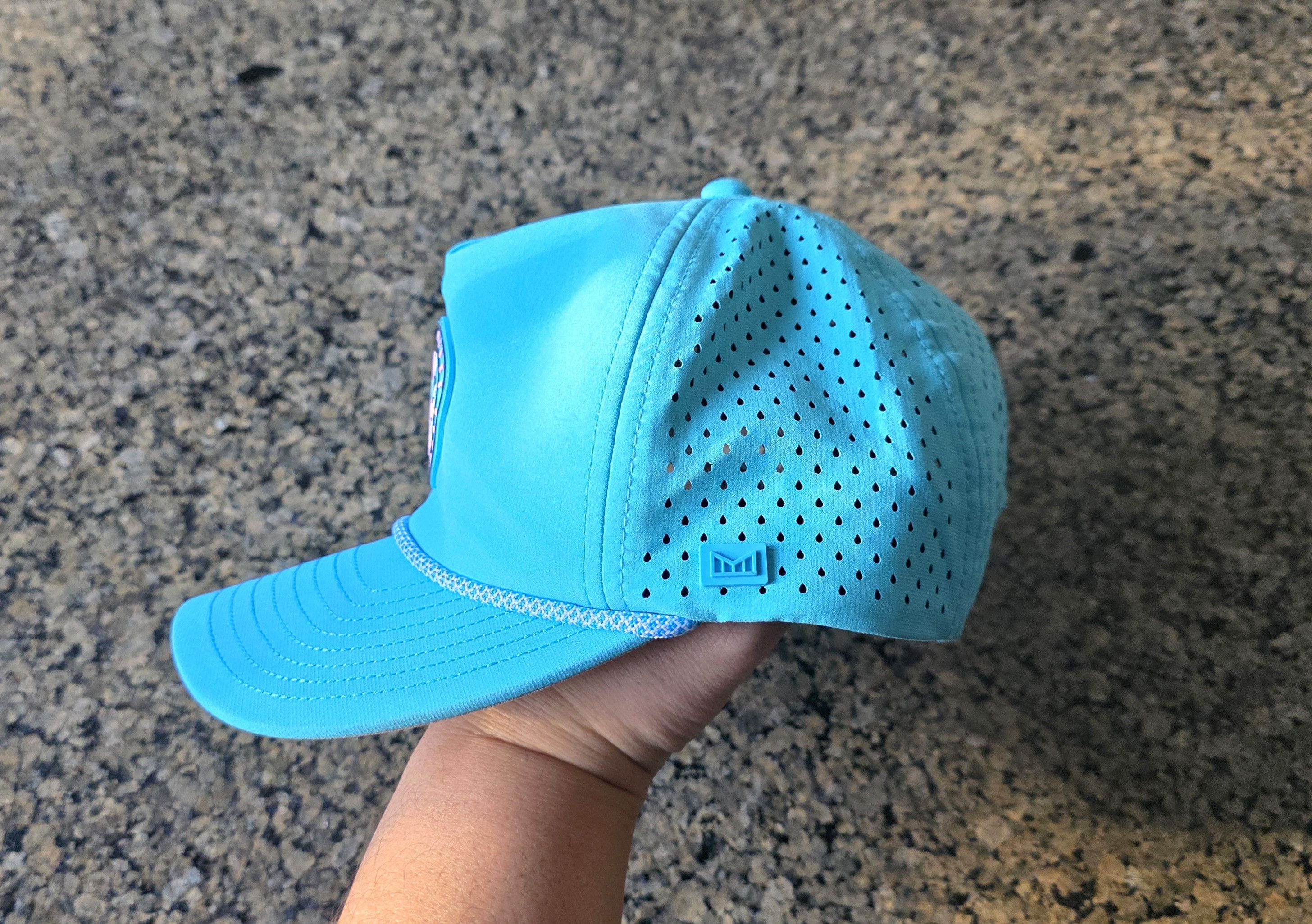 melin Melin Coronado Splash Hydro Neon Collection Blue Snapback 58 Size ONE SIZE - 2 Thumbnail