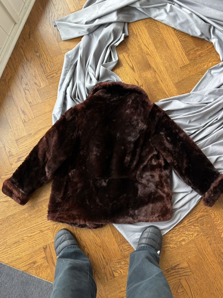 Vintage 1950s Fur Coat Vintage Sheared Beaver Overcoat Cropped Mob Size US S / EU 44-46 / 1 - 9 Thumbnail