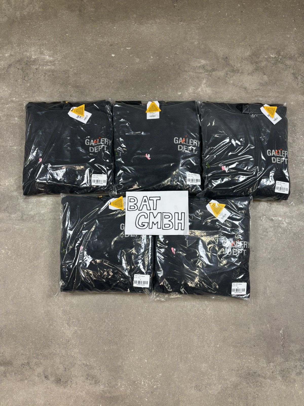 Gallery Dept. Gallery Dept Paint Logo Hoodie, Washed Black Size US L / EU 52-54 / 3 - 15 Thumbnail