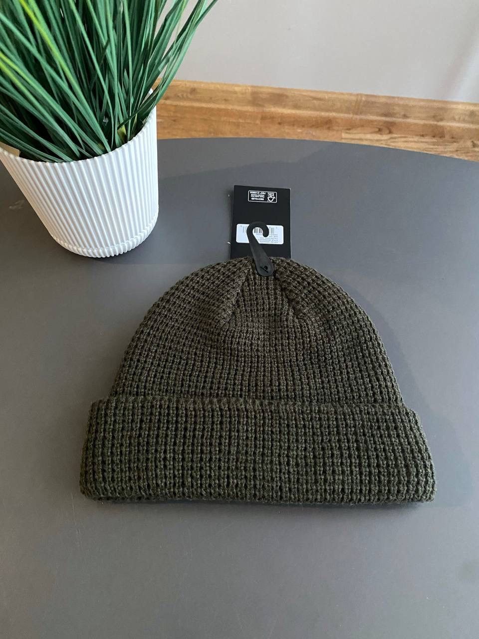 Dickies Dickies Woodworth Waffle Knit Beanie Hat, One Size Size ONE SIZE - 4 Thumbnail