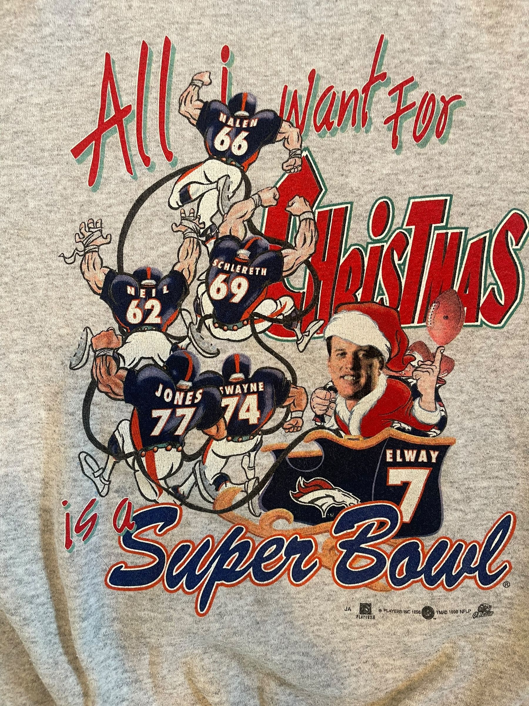 NFL Vintage 1998 Denver Broncos Christmas Superbowl Crewneck Size US L / EU 52-54 / 3 - 3 Thumbnail