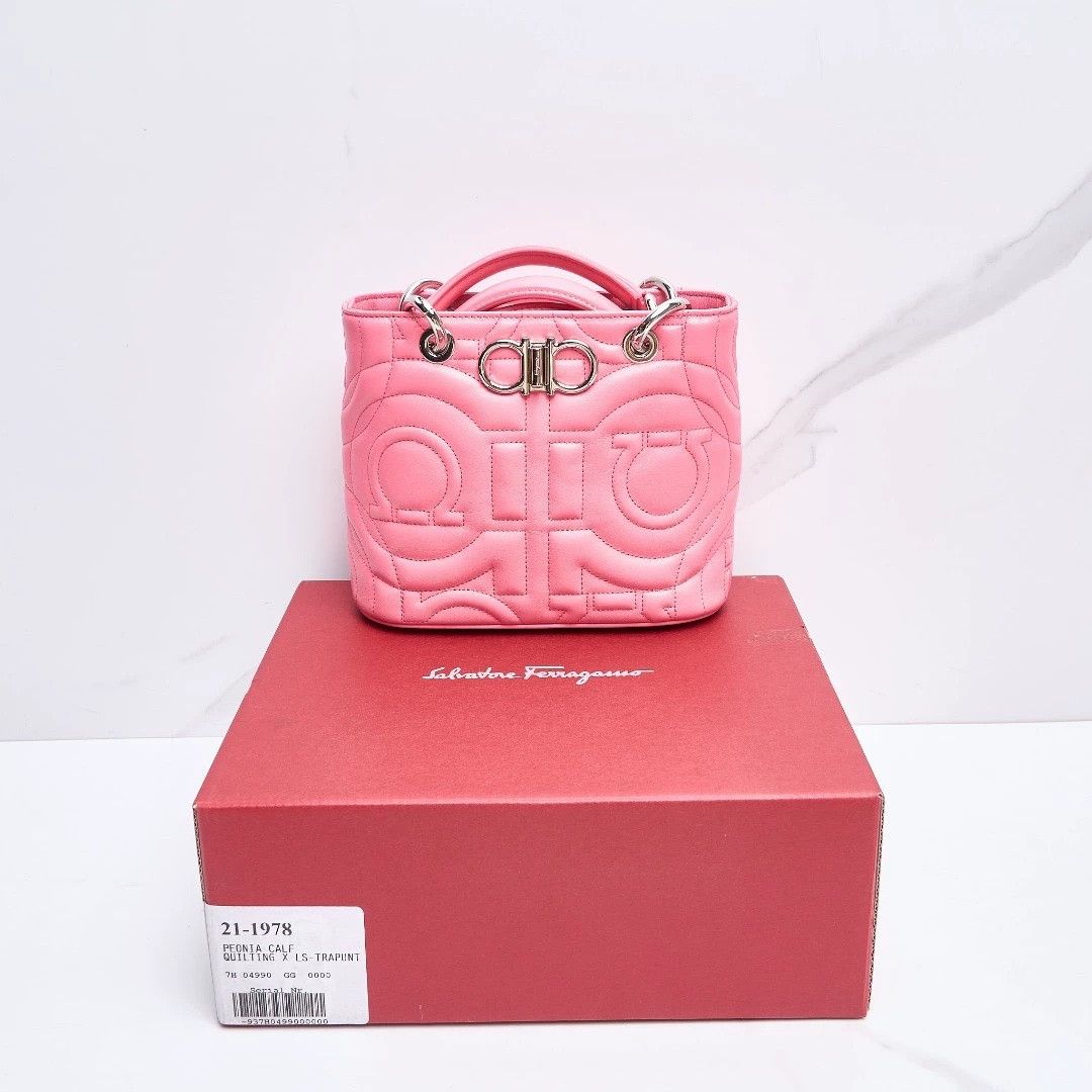 Salvatore Ferragamo Salvatore Ferragamo Pink Crossbody Bag Size ONE SIZE - 7 Thumbnail