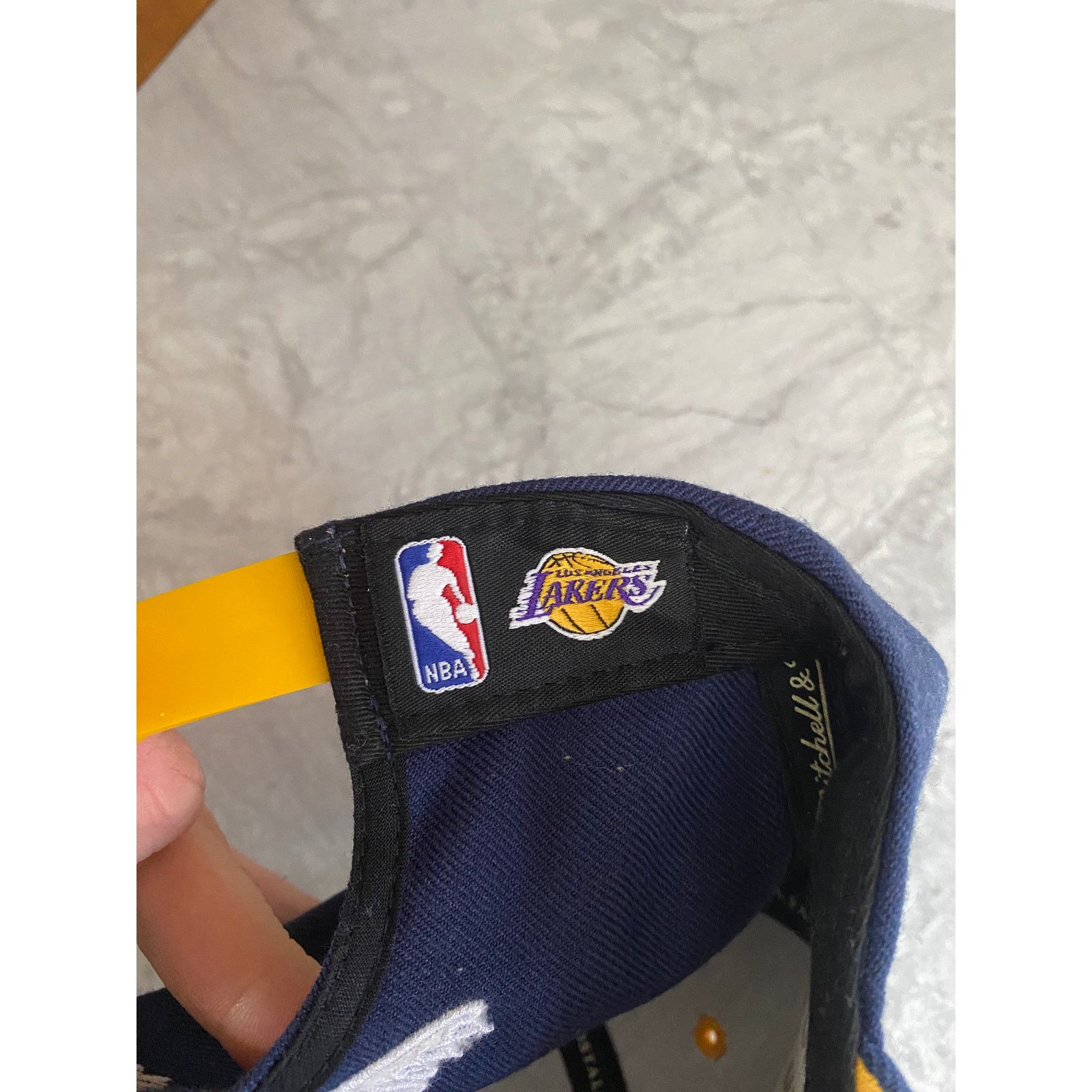 Mitchell & Ness NWOT LA Lakers Mitchell & Ness Snapback Hat Size ONE SIZE - 8 Thumbnail