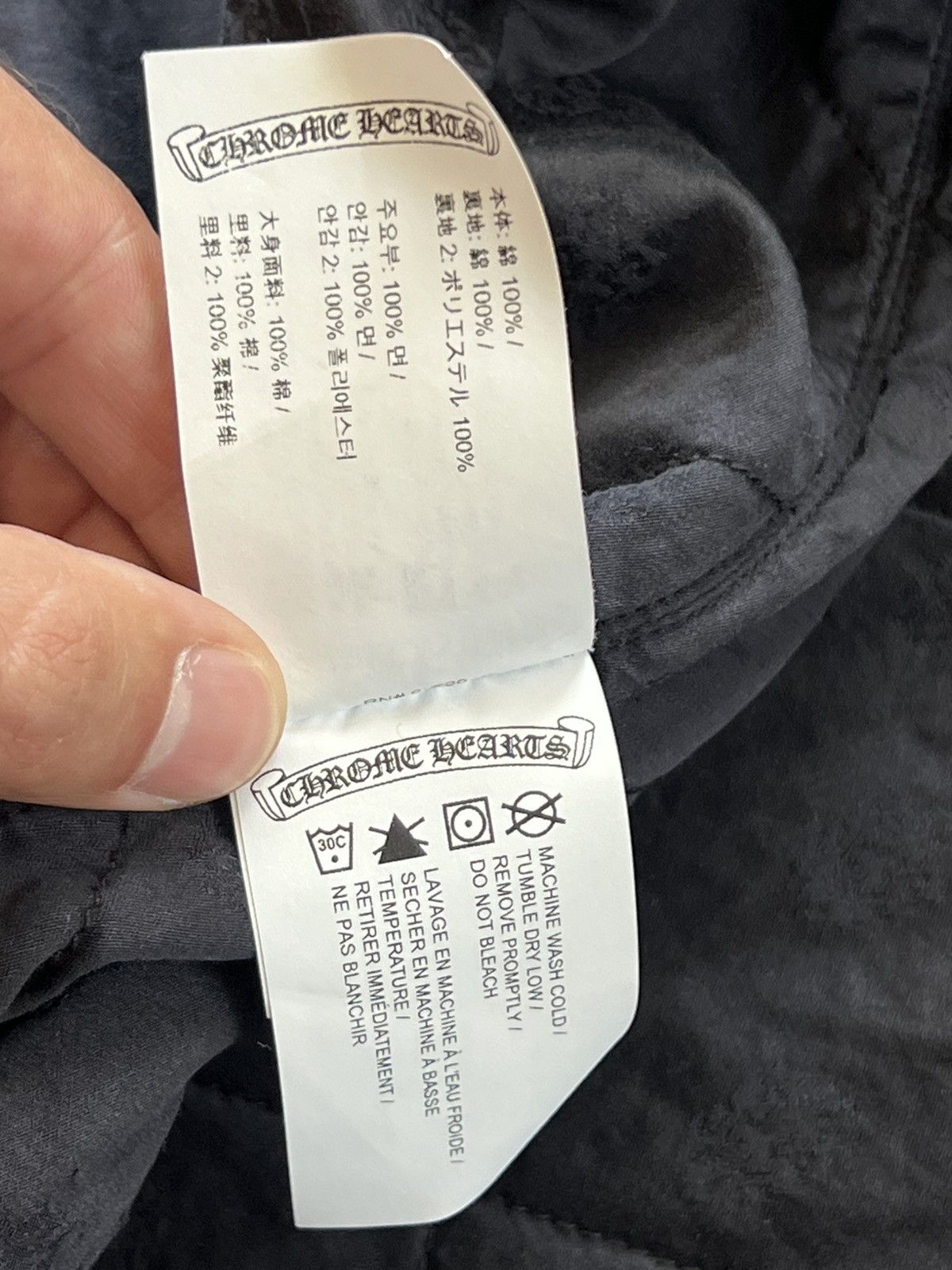 Chrome Hearts Chrome Hearts Quilt Lined WorkDog Denim Jacket Size US L / EU 52-54 / 3 - 10 Thumbnail