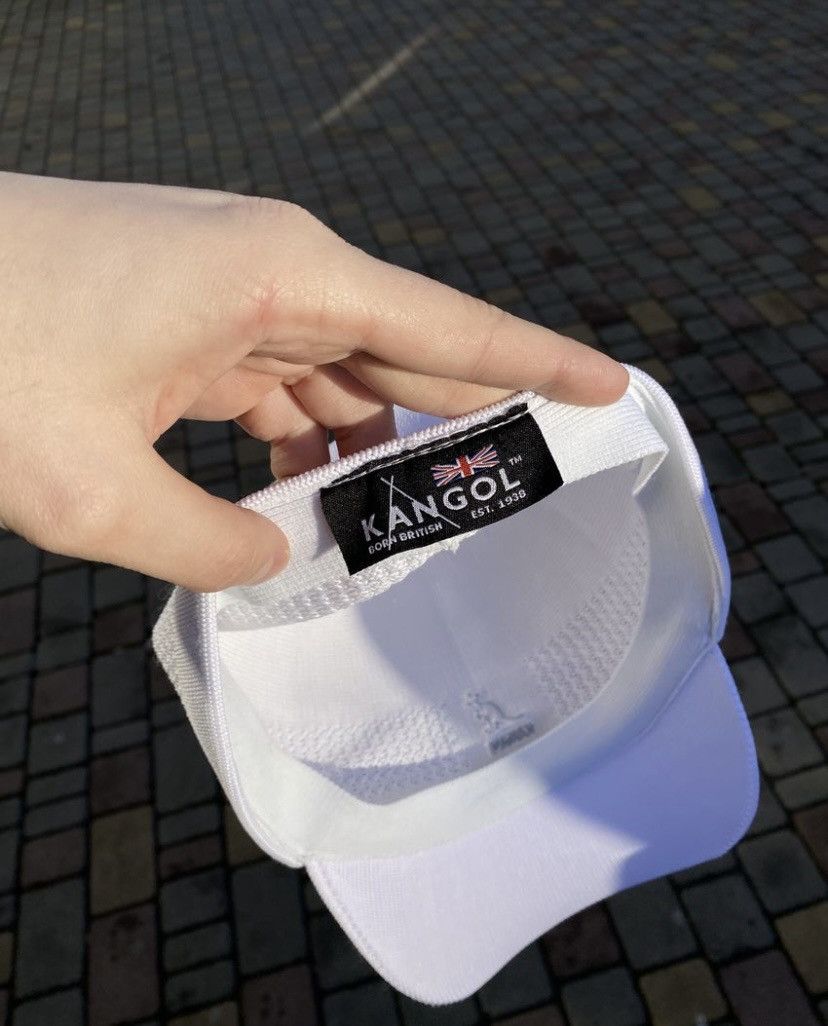 Kangol Kangol Vintage White Summer Tropic Ventair Baseball Spacecap Size ONE SIZE - 6 Thumbnail