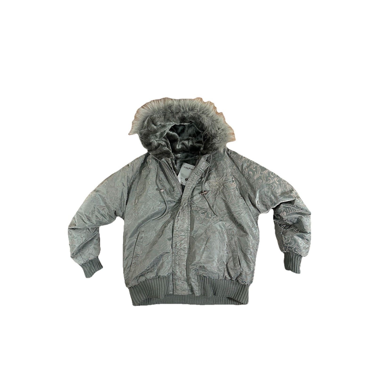 Vintage Vintage Johnny Blaze Reversible Faux Fur Jacket Coat Y2K 90s Size US L / EU 52-54 / 3 - 2 Thumbnail
