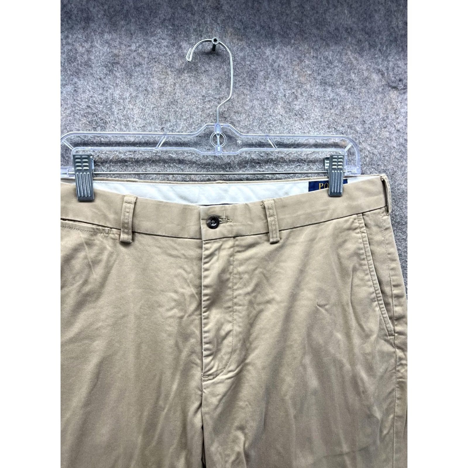 Polo Ralph Lauren Polo Ralph Lauren Pants Mens 34x32 Beige Stretch Classic Fit Chino Casual Size US S / EU 44-46 / 1 - 6 Thumbnail