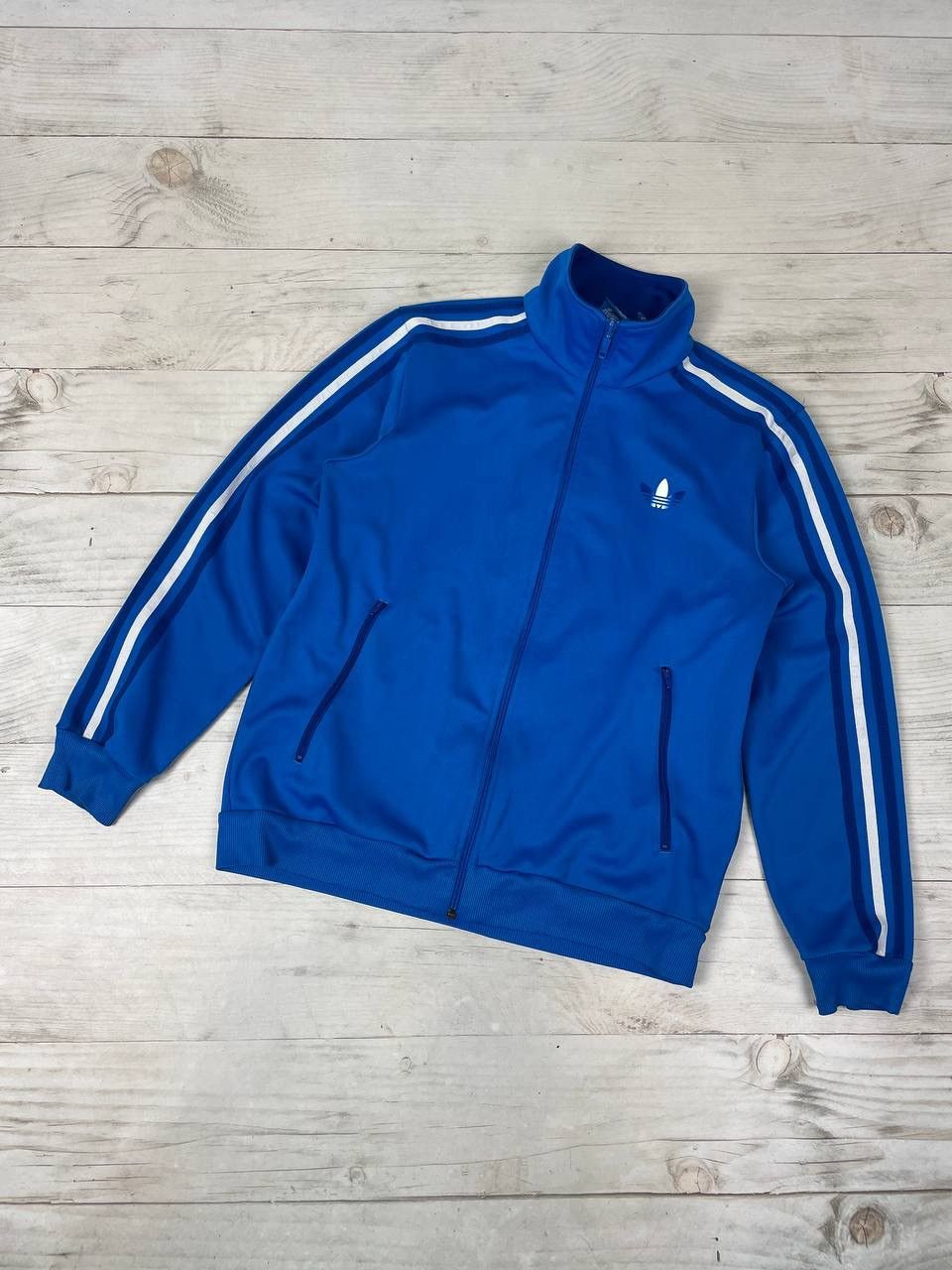 Adidas Vintage Adidas Track Jacket Sriped Y2K Balenciaga style Size US M / EU 48-50 / 2 - 1 Thumbnail