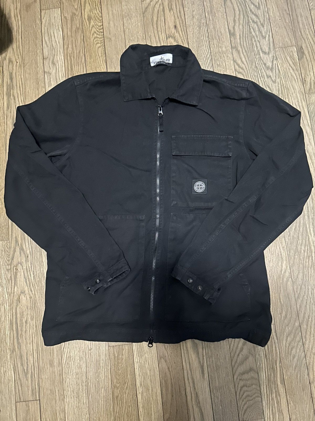 Stone Island Cotton Canvas OVERSHIRT Size US XL / EU 56 / 4 - 1 Thumbnail