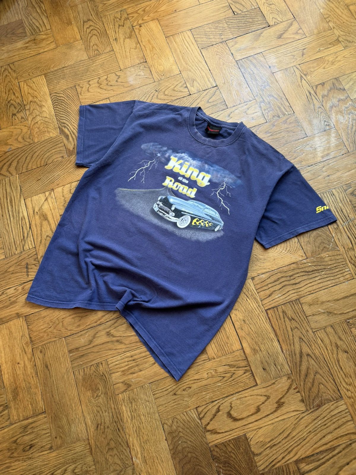 Vintage Snap-On Lightning USA Racing Vintage t shirt Size US L / EU 52-54 / 3 - 1 Thumbnail