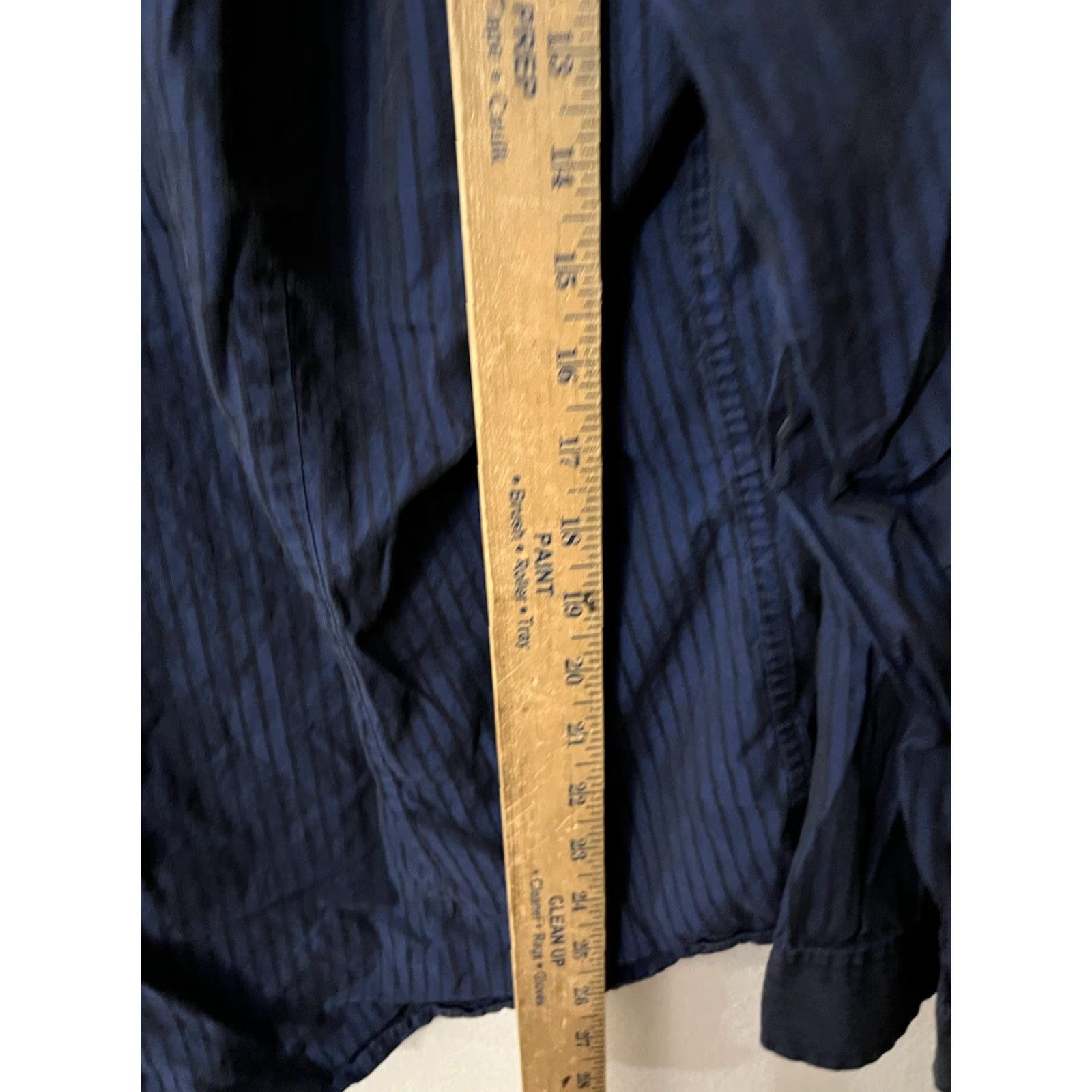 Kenneth Cole Kenneth Cole Button-Down Shirt Men L Blue Striped Wrinkle Free Button Up Shirt Modern Fit Knit Cotton Blend Long Sleeve Size US L / EU 52-54 / 3 - 4 Thumbnail