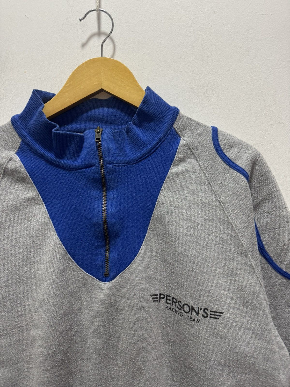 PERSON'S VINTAGE PERSON’S RACING TEAM HALF ZIP SWEATER Size US S / EU 44-46 / 1 - 11 Thumbnail