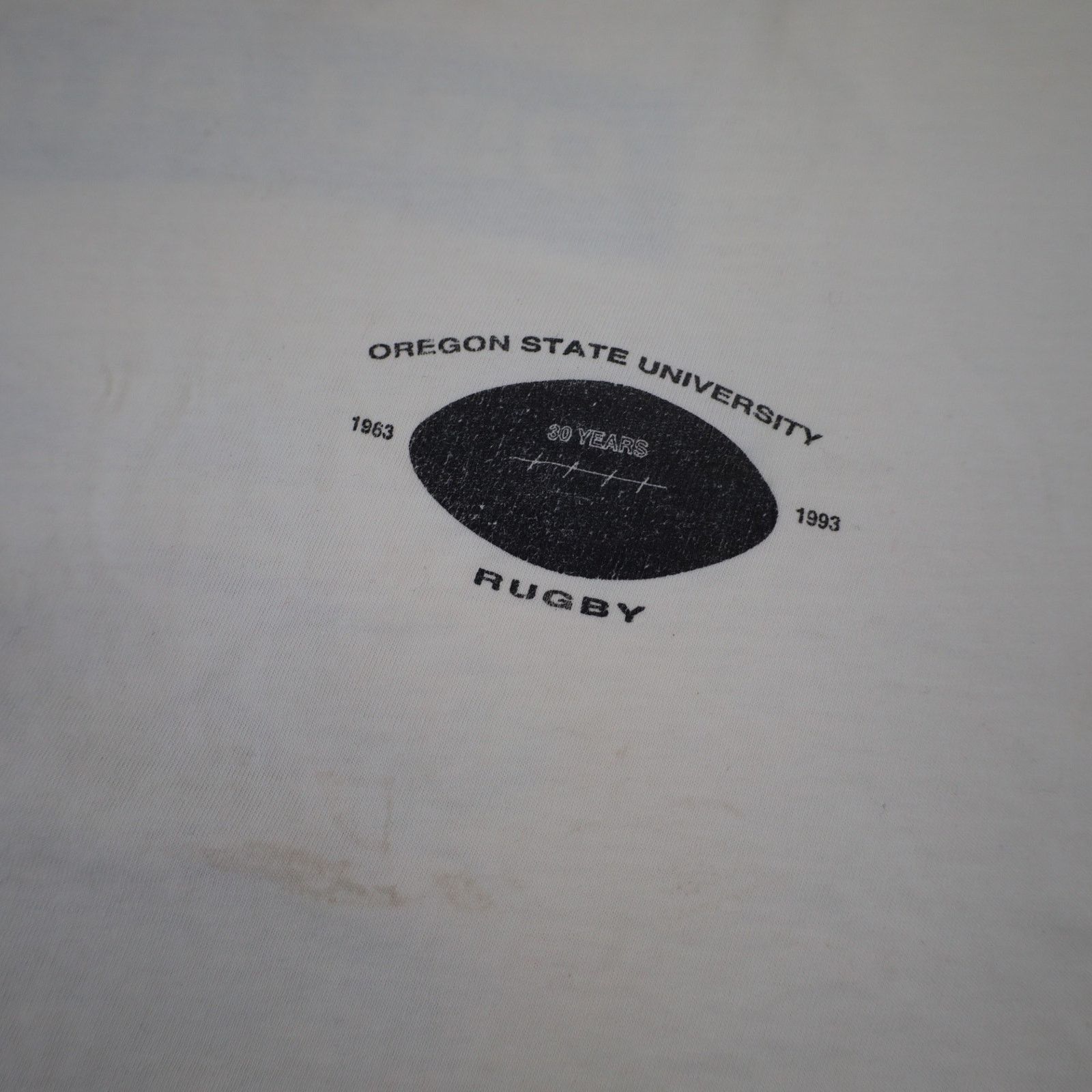 NCAA × Vintage Vintage Oregon State Beavers OSU Rugby Graphic T Shirt Size US XL / EU 56 / 4 - 4 Thumbnail