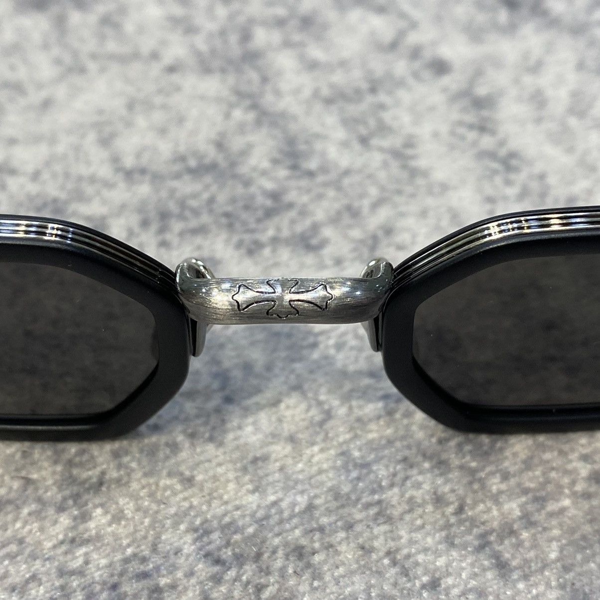 Chrome Hearts CHROME HEARTS STYLIDA MATTE BLACK/PEWTER - SUN Size ONE SIZE - 4 Thumbnail