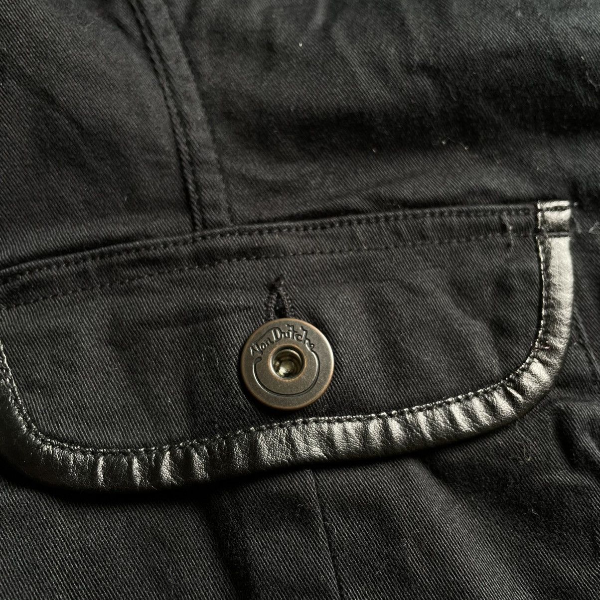 Von Dutch VINTAGE VON DUTCH COTTON + LEATHER JACKET Size M / US 6-8 / IT 42-44 - 13 Thumbnail