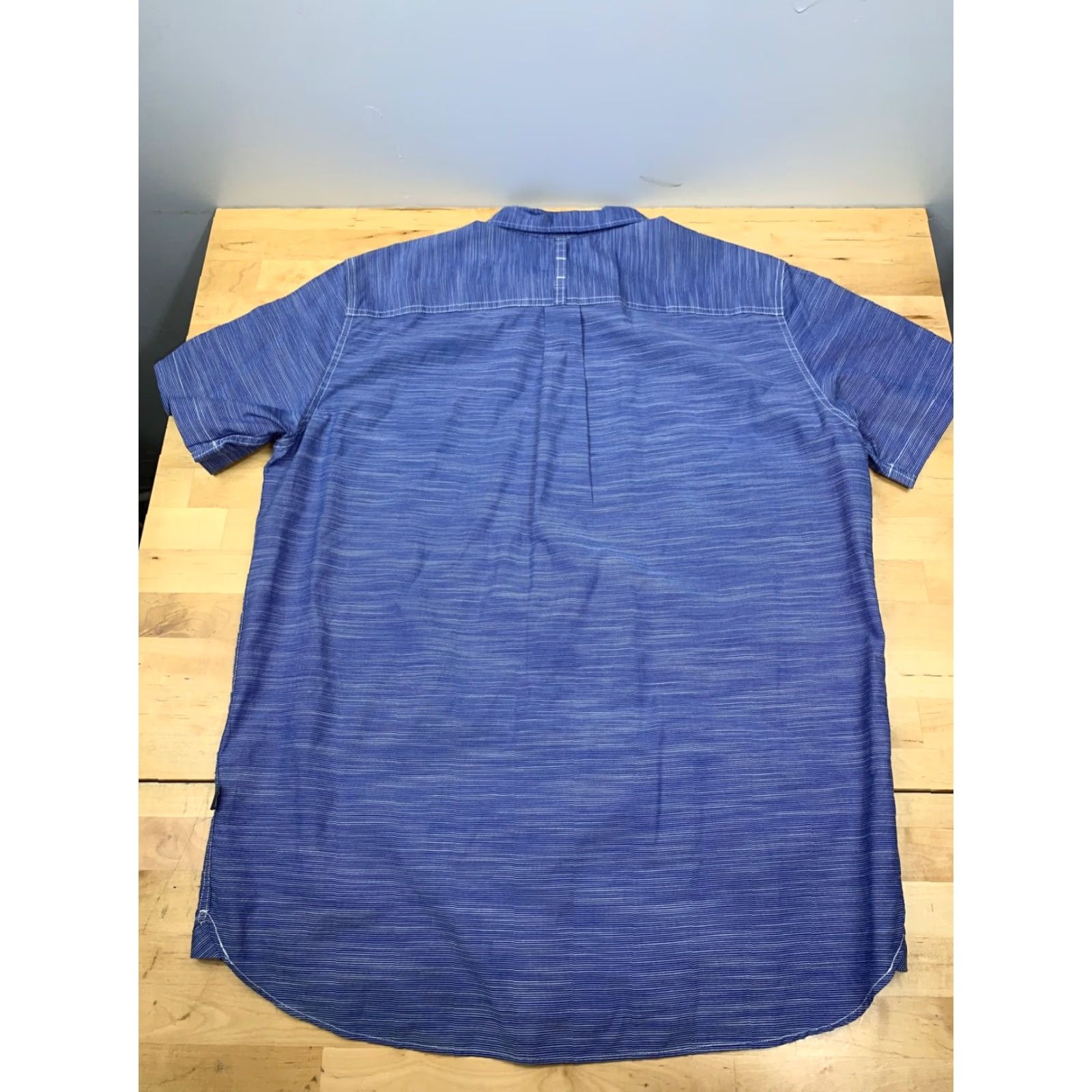 The North Face The North Face Shirt Men Button-Up L Striped Blue Outdoor Hiking Size US L / EU 52-54 / 3 - 2 Thumbnail