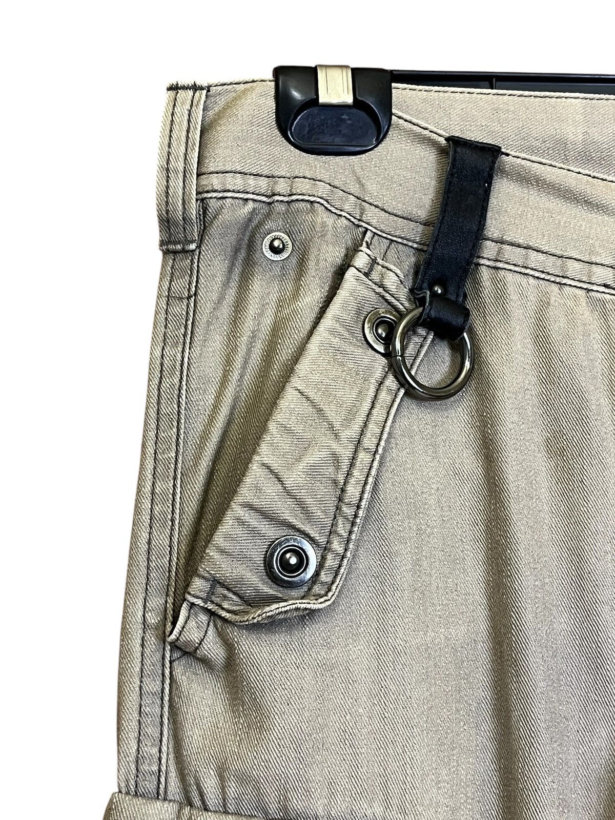 Tornado Mart SICK🔥VINTAGE TORNADO MART JAPAN BONDAGE STRAP FLARE PANT Size US 30 / EU 46 - 4 Thumbnail