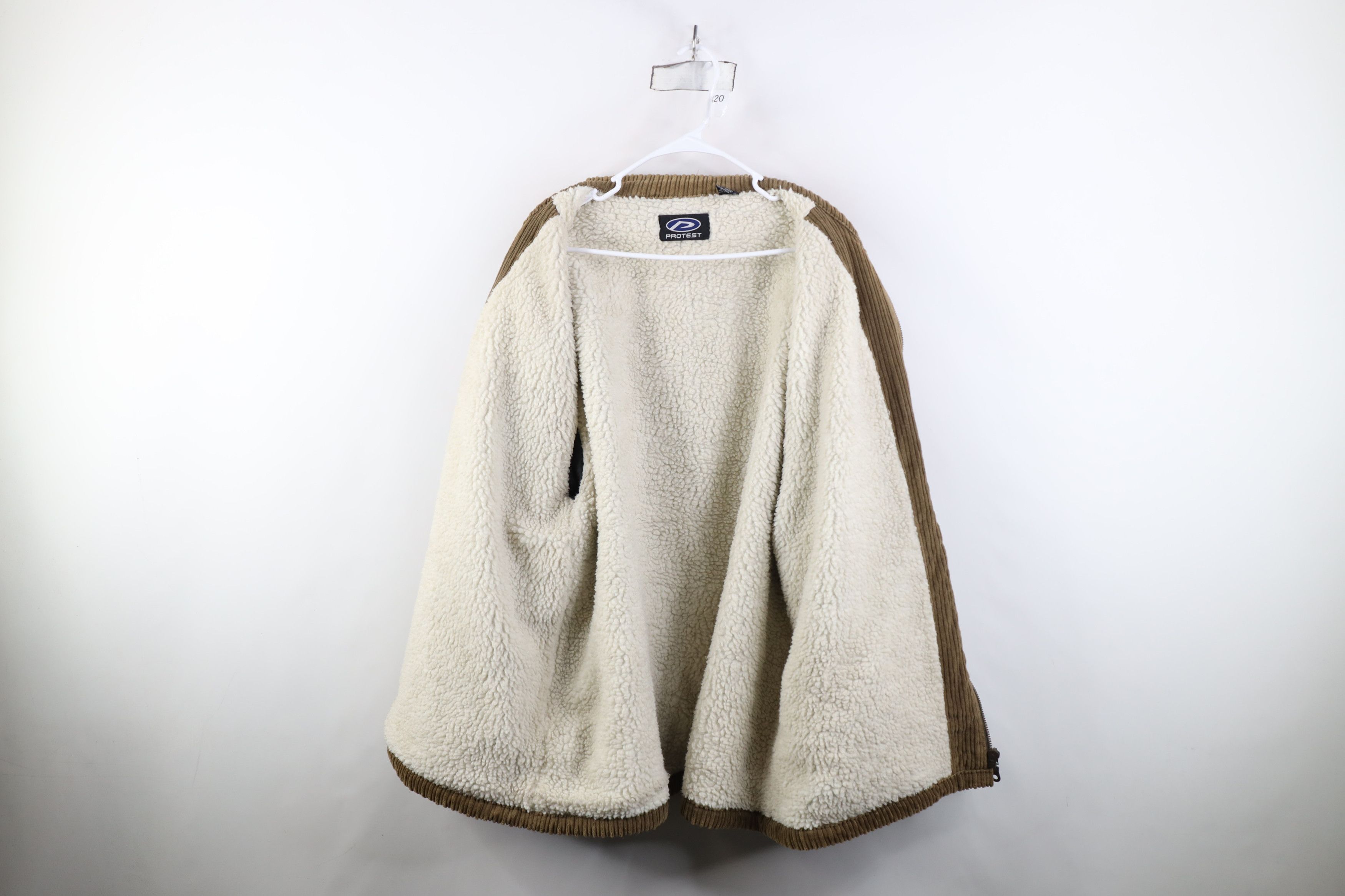 Vintage Vintage 90s Streetwear Pile Fleece Lined Corduroy Jacket Size US XL / EU 56 / 4 - 10 Thumbnail