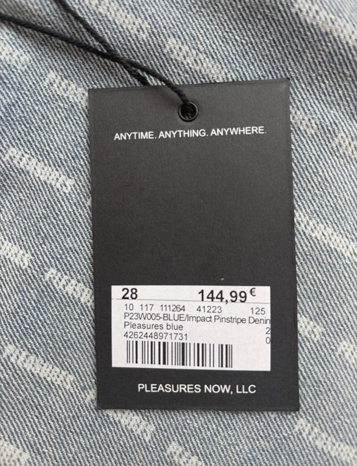 Pleasures Pleasures Impact Pinstripe Men's Denim Pants Size US 28 / EU 44 - 8 Thumbnail