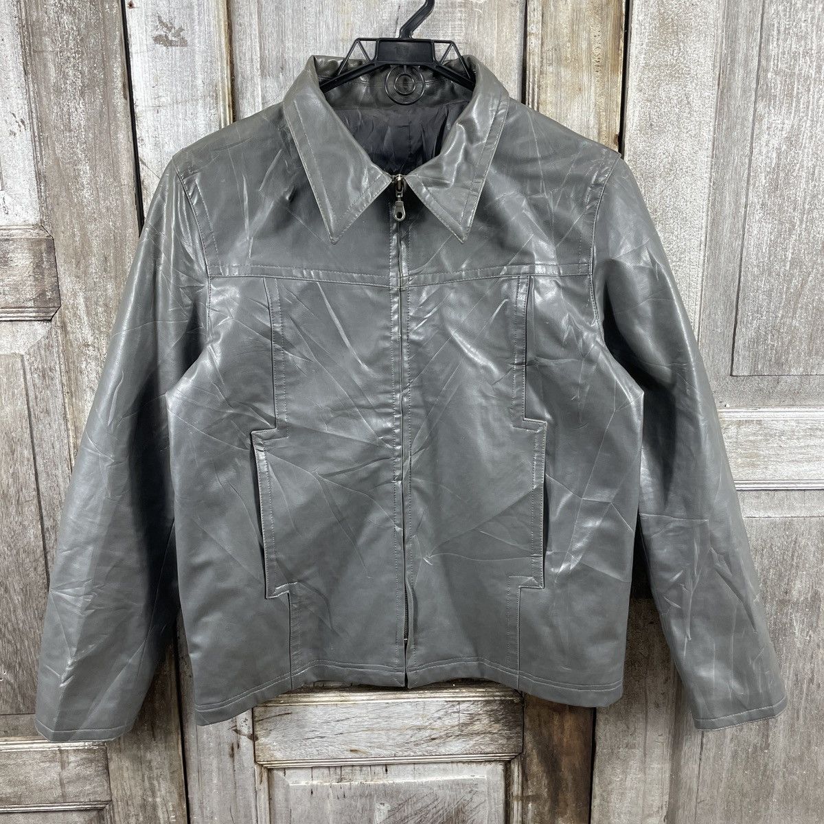 Vintage Vintage Sweet Orr Worker Leather Jacket Size US M / EU 48-50 / 2 - 1 Thumbnail