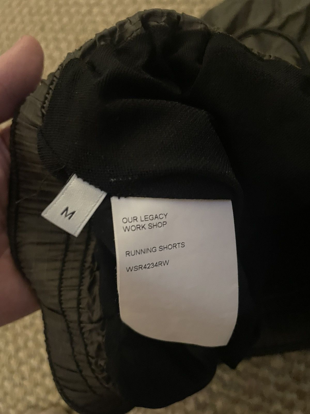 Our Legacy Our Legacy Workshop - Brown/Black Ripstop Running Shorts Size US 32 / EU 48 - 8 Thumbnail