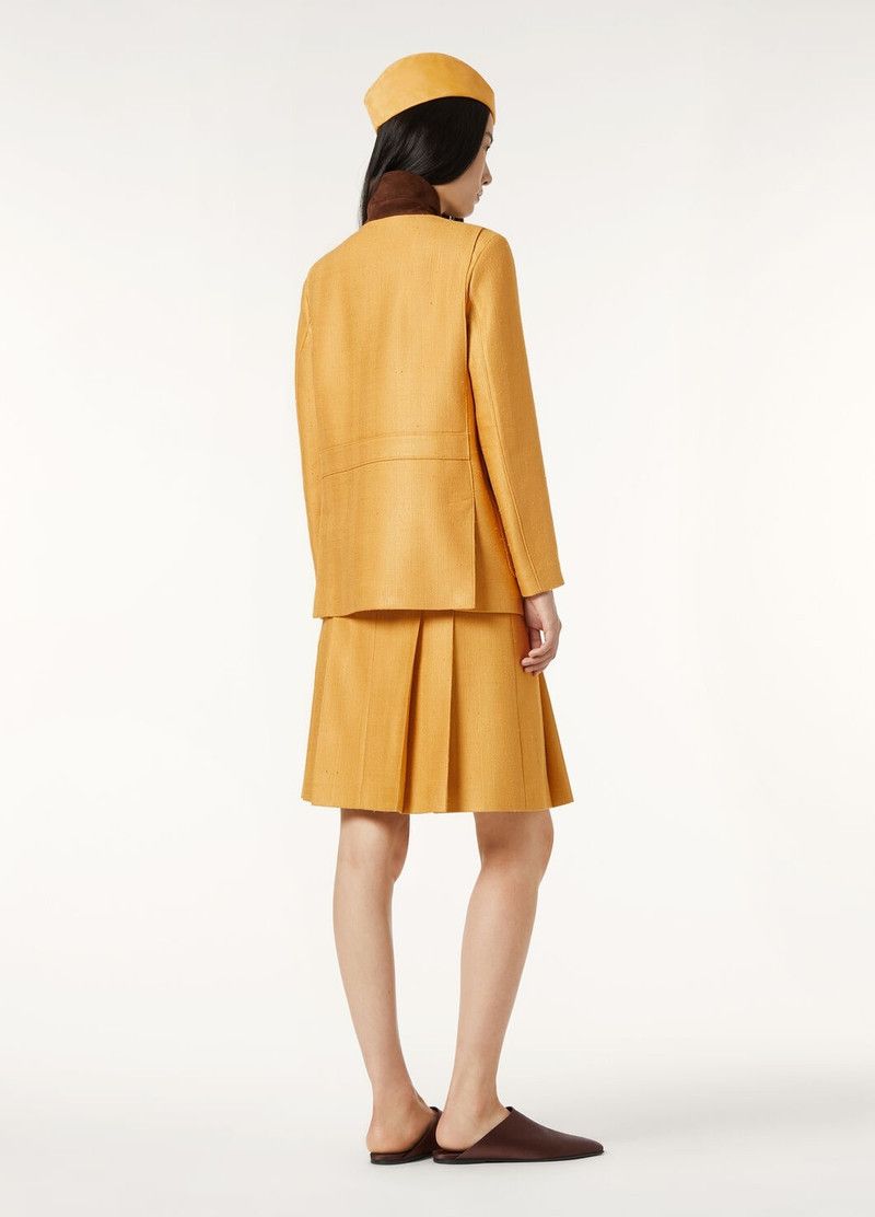 Loro Piana o1srvl11e0526 FAP0457 Roadster Mini Jacket In Yellow Size M / US 6-8 / IT 42-44 - 5 Thumbnail