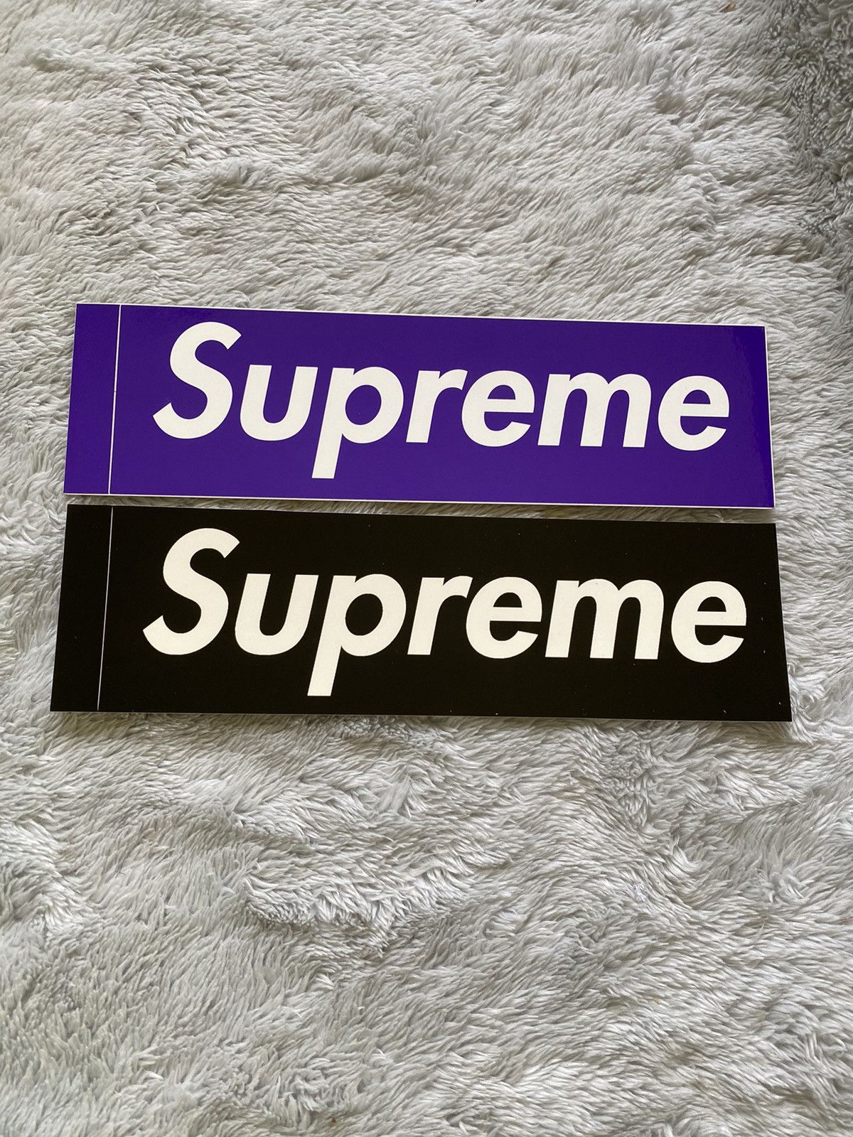 2 rare Supreme Purple Three 6 Mafia buy box logo Stickers new