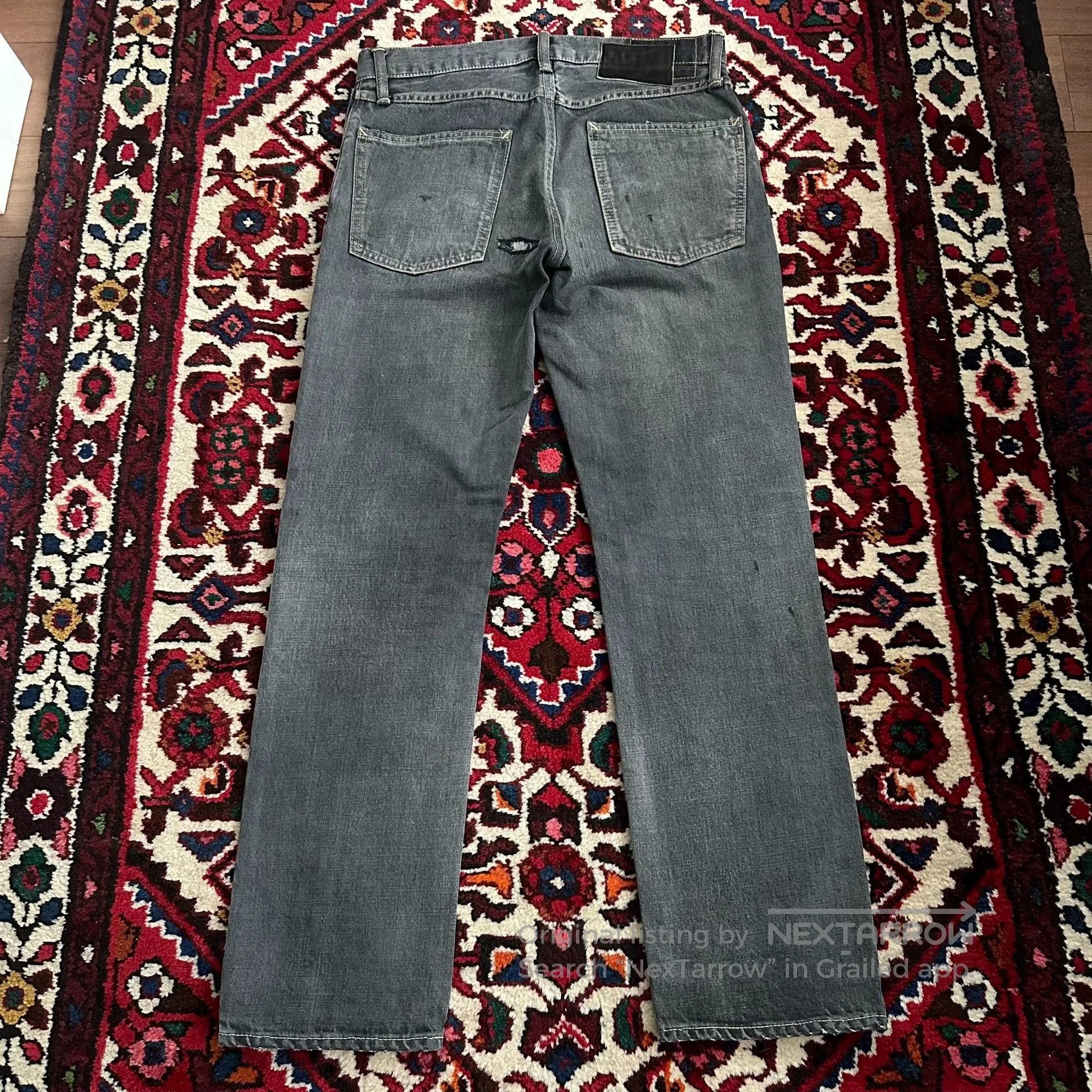 Visvim visvim 14aw 09d5 Black Washed Jeans W32L30. Size US 32 / EU 48 - 2 Thumbnail
