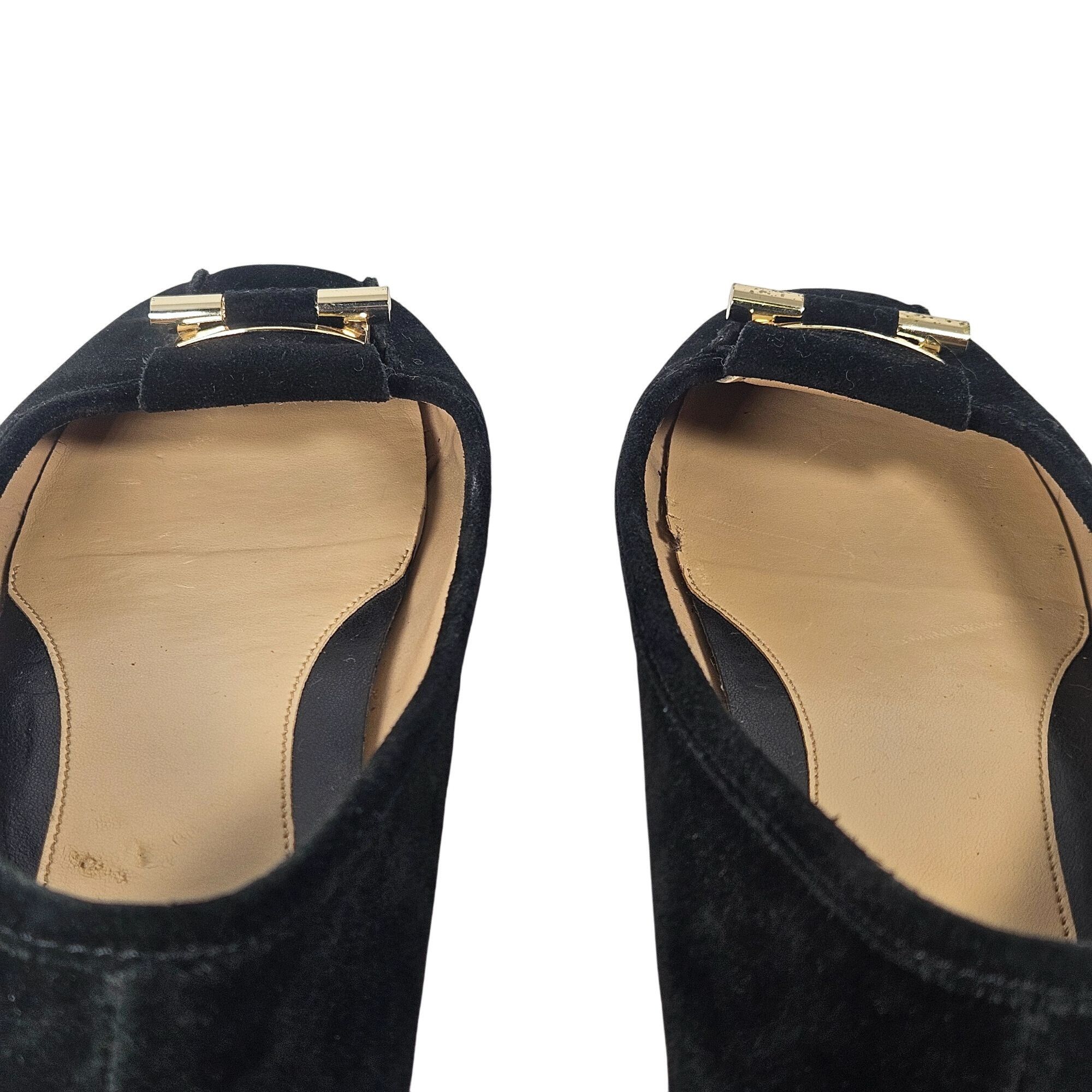 Michael Kors Michael Kors Woman's Black Suede Ballet Flats Minimalist 10M Size US 10 / IT 40 - 12 Thumbnail