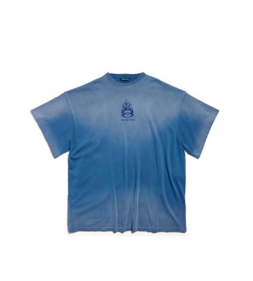 Balenciaga Balenciaga Burning Unity SUNBLEACHED T-Shirt Size US XL / EU 56 / 4 - 1 Preview