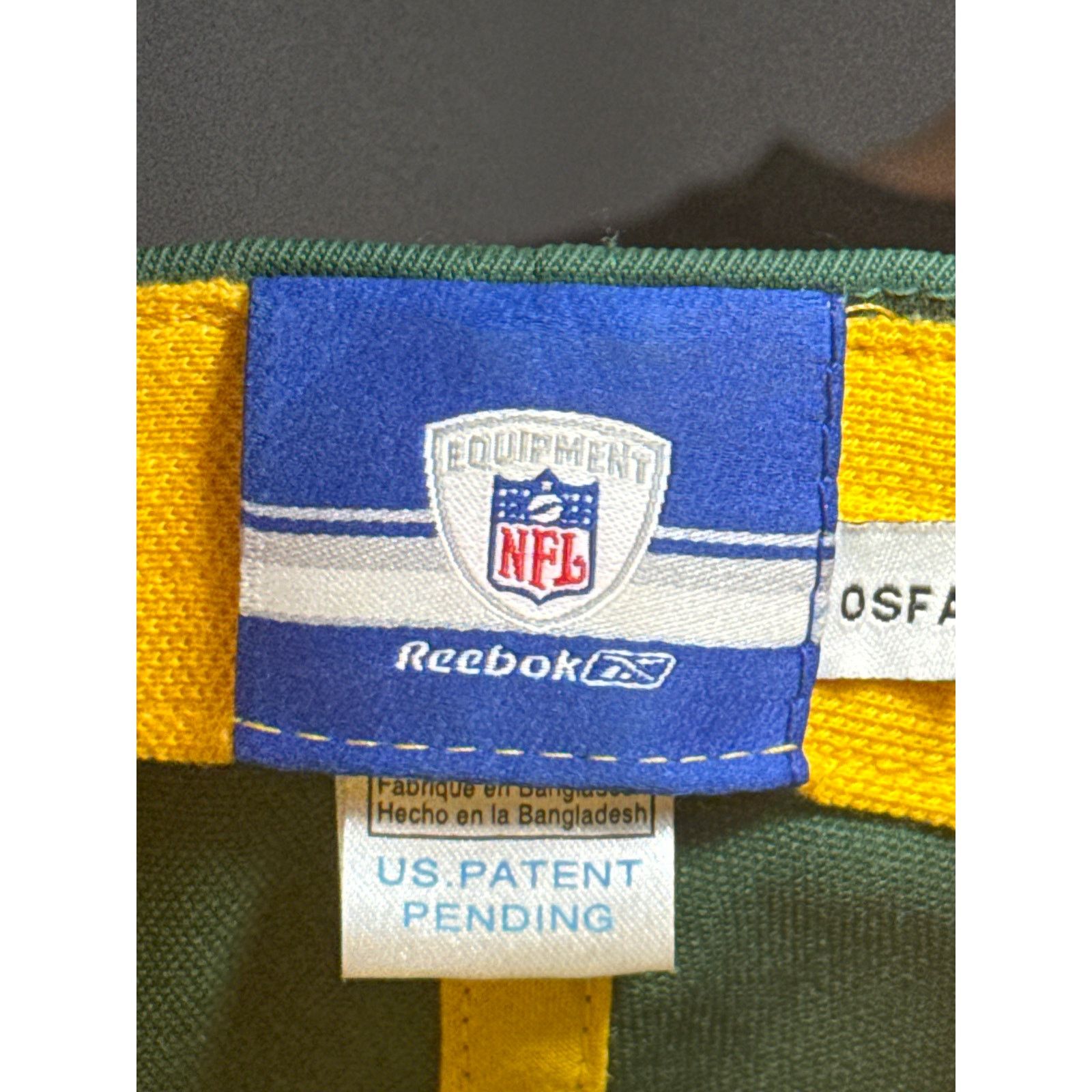 Reebok Green Bay Packers Reebok Stretchy Fitted Hat - Yellow/Green Size ONE SIZE - 8 Thumbnail