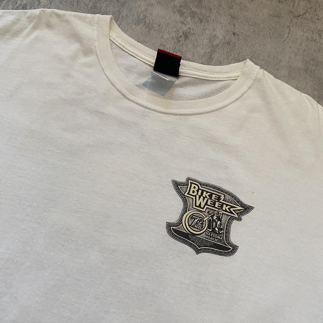 Other White Daytona Beach Bike Week 2013 tee Size US XL / EU 56 / 4 - 5 Thumbnail