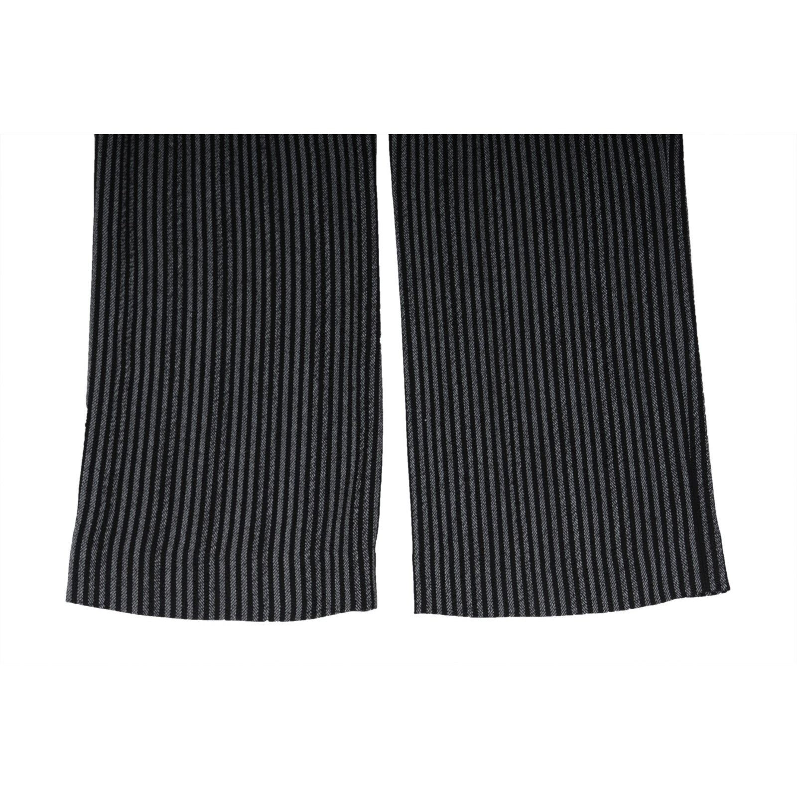 Akris Akris Punto Striped Pants Grey Wool Viscose Size 30" / US 8 / IT 44 - 7 Thumbnail