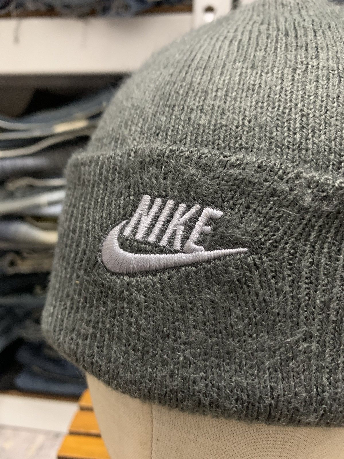 Nike Vintage NIKE Sportswear Beanie Hats Snow Caps Size ONE SIZE - 2 Thumbnail