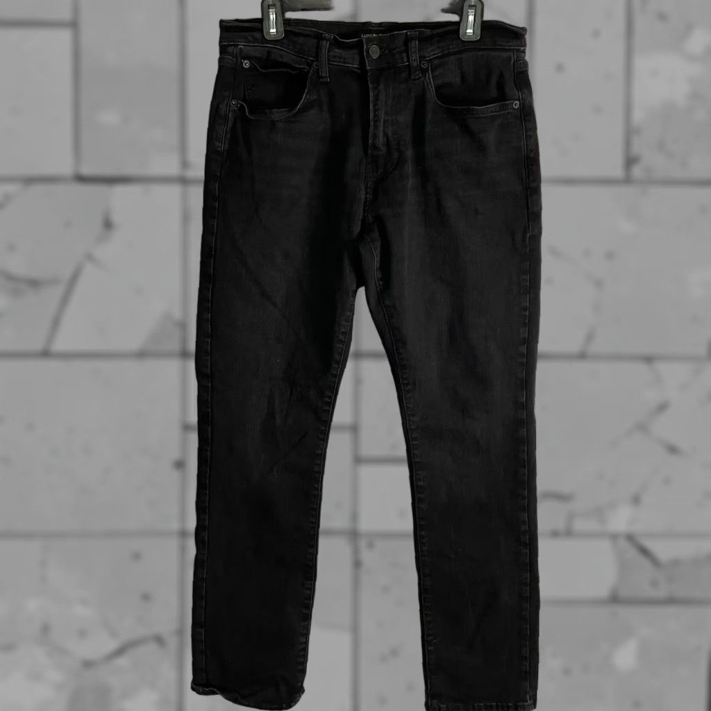Lucky Brand Lucky Brand 410 Athletic Jeans Mens 32x32 Black Straight Size US 32 / EU 48 - 1 Thumbnail
