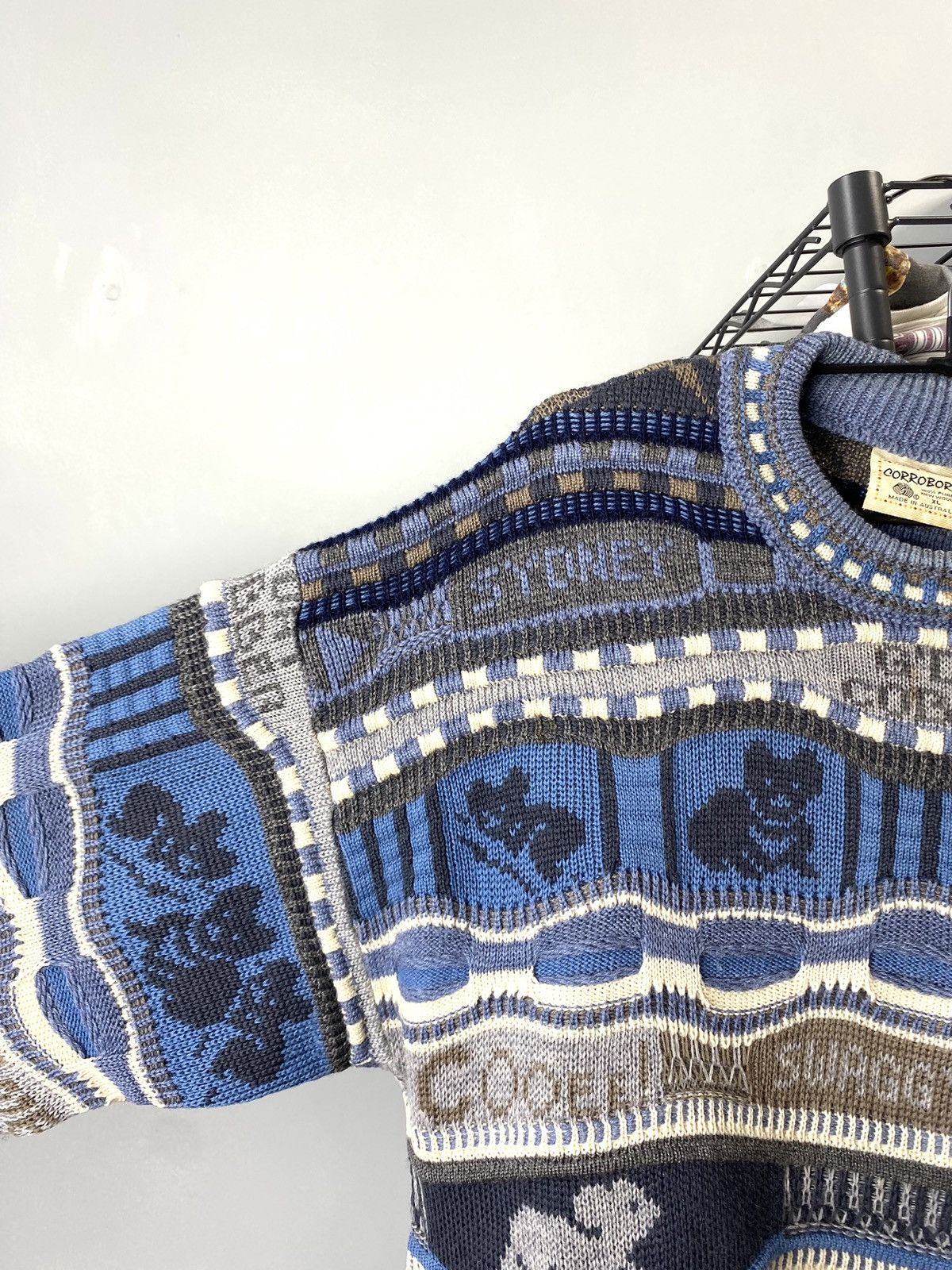 Coogi Rare! Vintage Corroboree Coogi Style Sweater Archive Size US XL / EU 56 / 4 - 4 Thumbnail