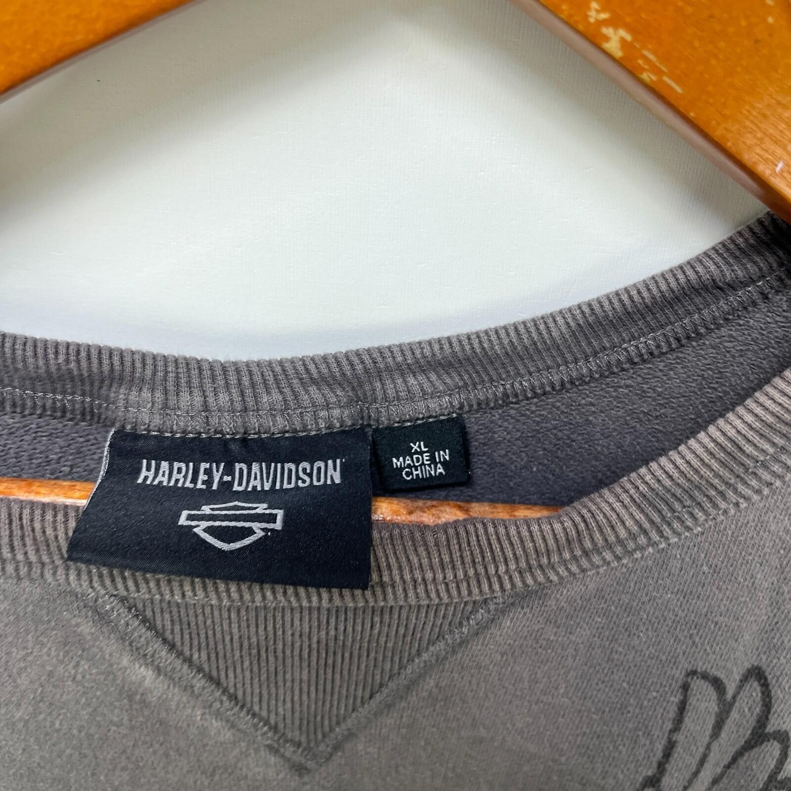 Harley Davidson Vintage Harley Davidson Sun Faded Eagle Sweatshirt XL Size US XL / EU 56 / 4 - 5 Thumbnail