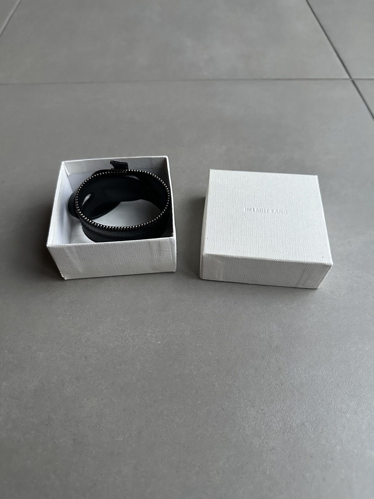 Helmut Lang Helmut Lang circa 01-05 leather zipper bracelet Size ONE SIZE - 8 Thumbnail