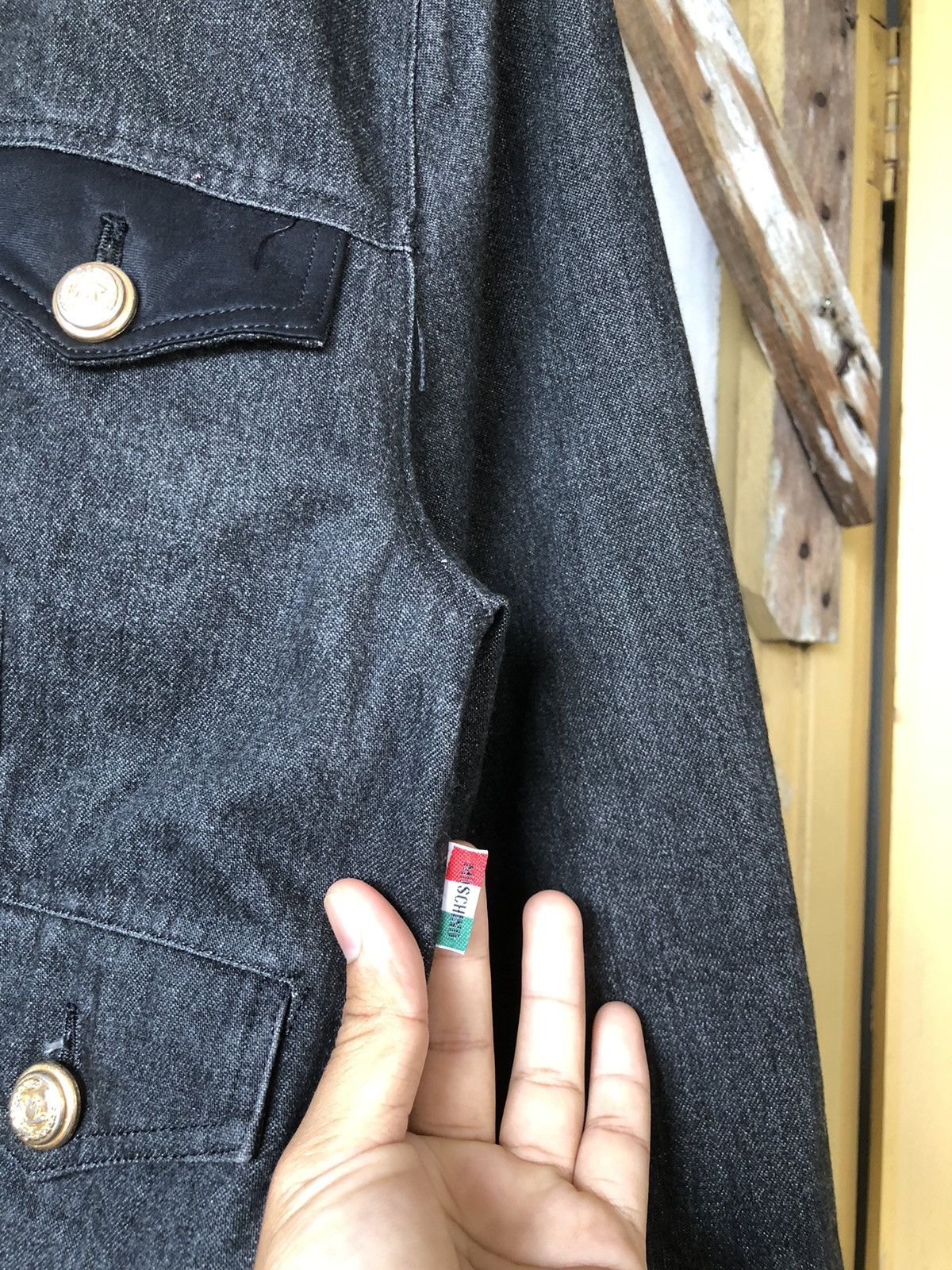 Moschino Vintage Moschino Milano Denim Jacket Size M / US 6-8 / IT 42-44 - 4 Thumbnail