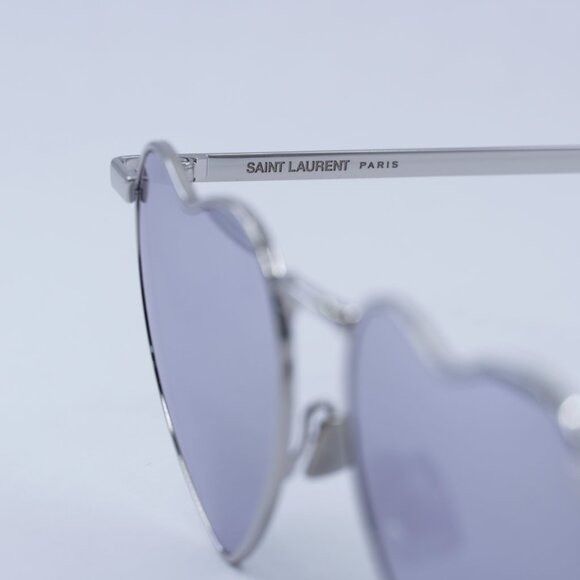 Saint Laurent Paris 🕶️ New Saint Laurent SL301 Lou Lou 003 Sunglasses - Silver Size ONE SIZE - 10 Thumbnail