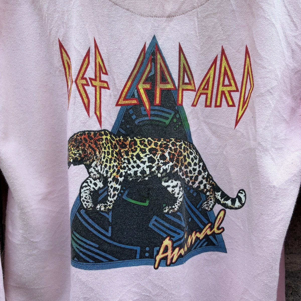 Band Tees × Def Leppard Def Leppard Animal Pink Hoodies Size US M / EU 48-50 / 2 - 5 Thumbnail