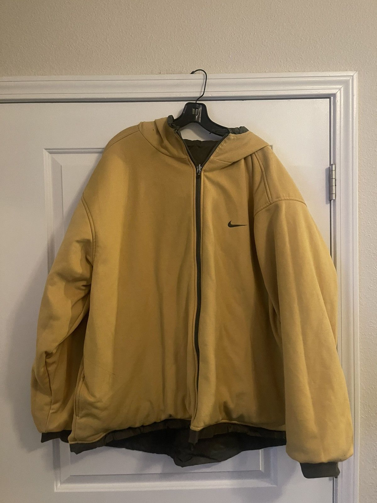 Nike × Vintage Vintage 1990s Nike Green Reversible Jacket XL Size US XL / EU 56 / 4 - 6 Thumbnail