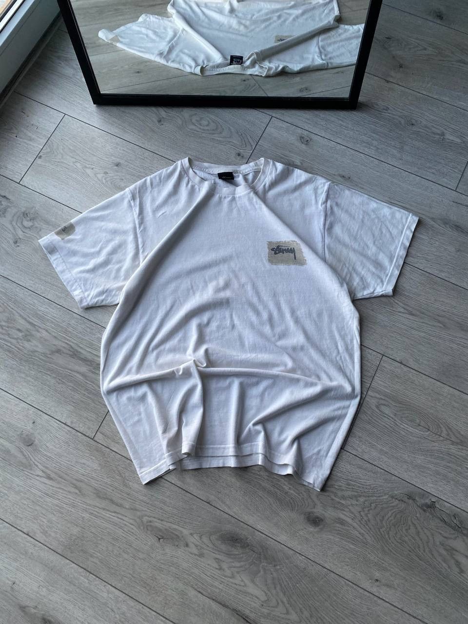 Stussy × Vintage Vintage Stussy White Boxy T-shirt Y2K M Size US M / EU 48-50 / 2 - 9 Thumbnail