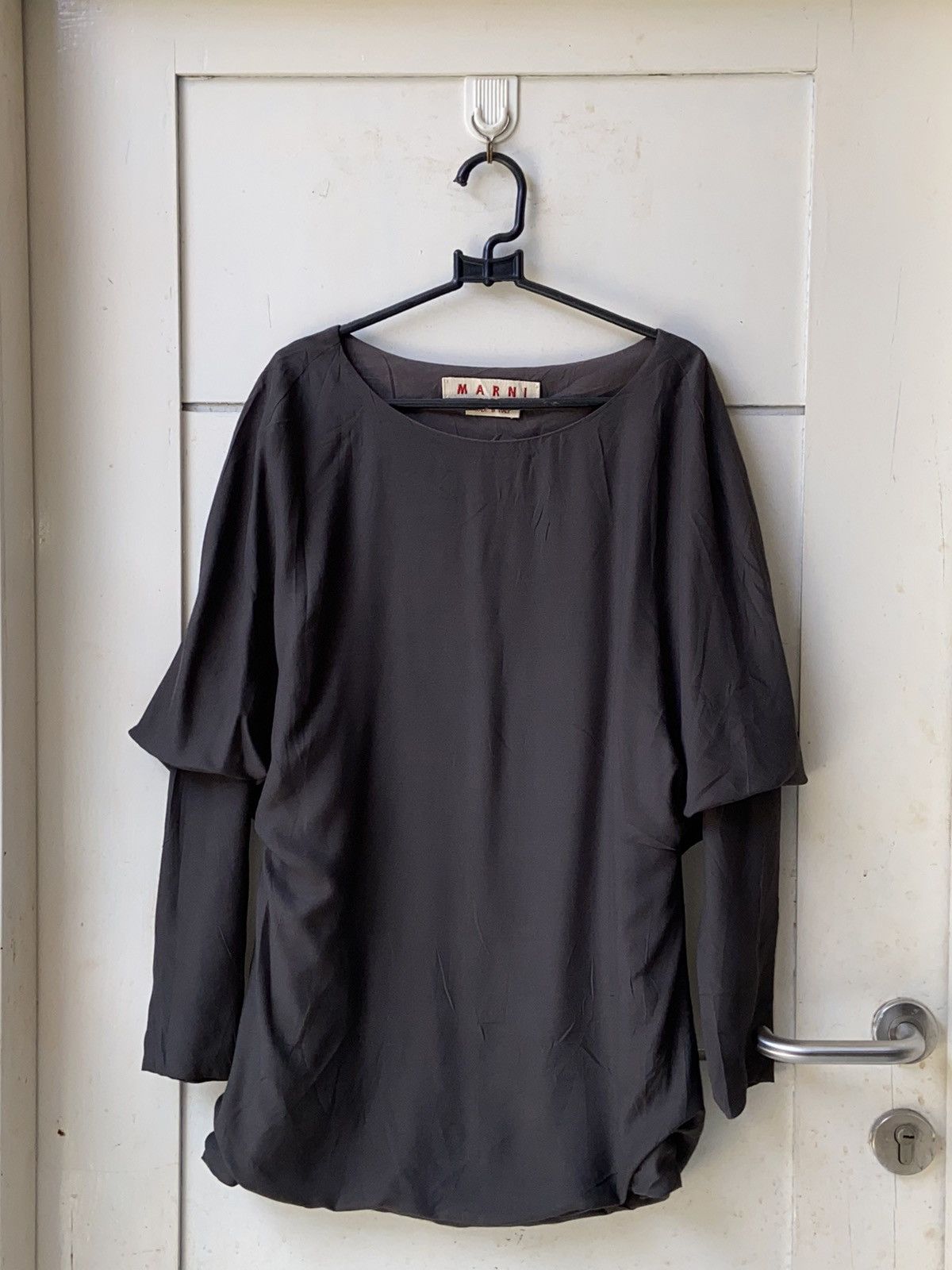 Marni MARNI Grey Long Sleeve T-Shirt Size S / US 4 / IT 40 - 8 Thumbnail