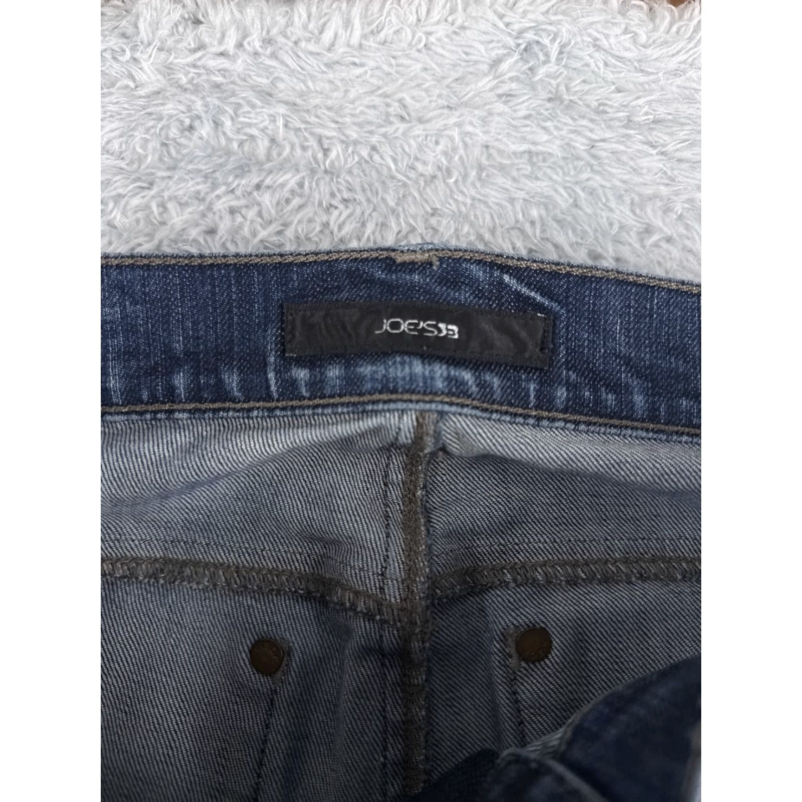 Vintage Joe's Jeans Jeans Women Bootcut Blue Denim 28 33in Low Rise Regular 5-Pocket Distressed Cotton Size 28" / US 6 / IT 42 - 6 Thumbnail