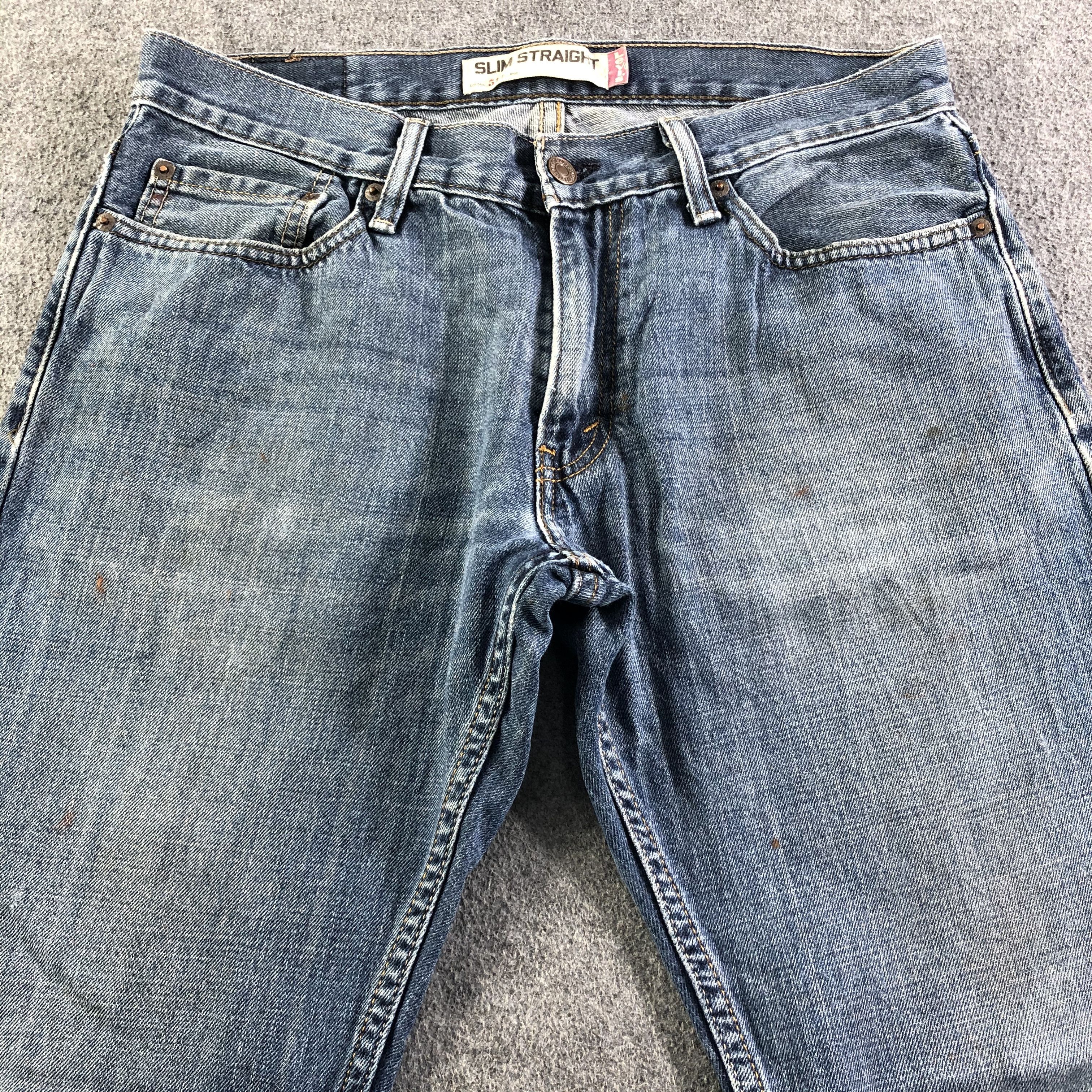 Levi's Vintage Blue Wash Levis 514 Jeans-J3506 Size US 33 - 3 Thumbnail