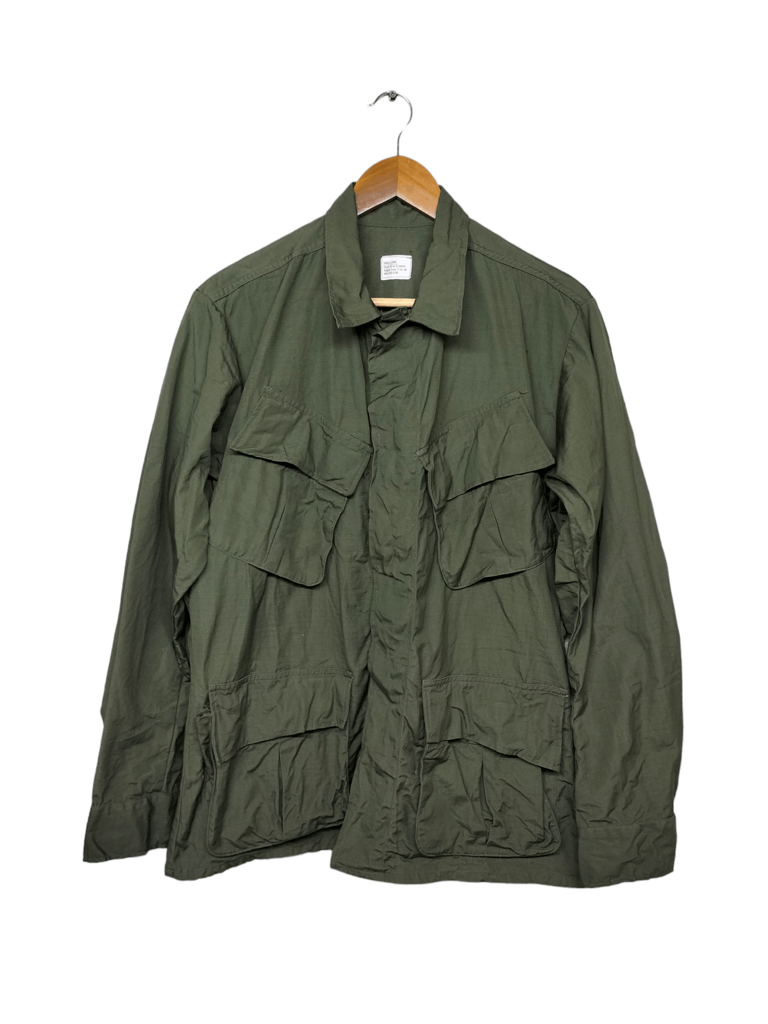 Vintage Vietnam war Us Army slant pocket jungle fatigue coat | Grailed