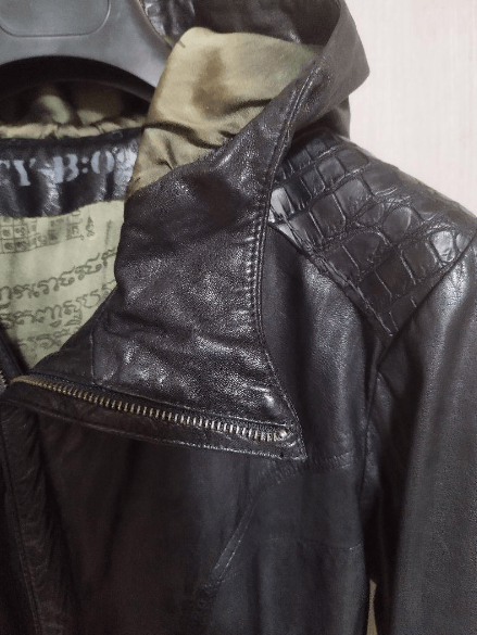 14th Addiction 14th addiction crocodile leatherjacket | Grailed